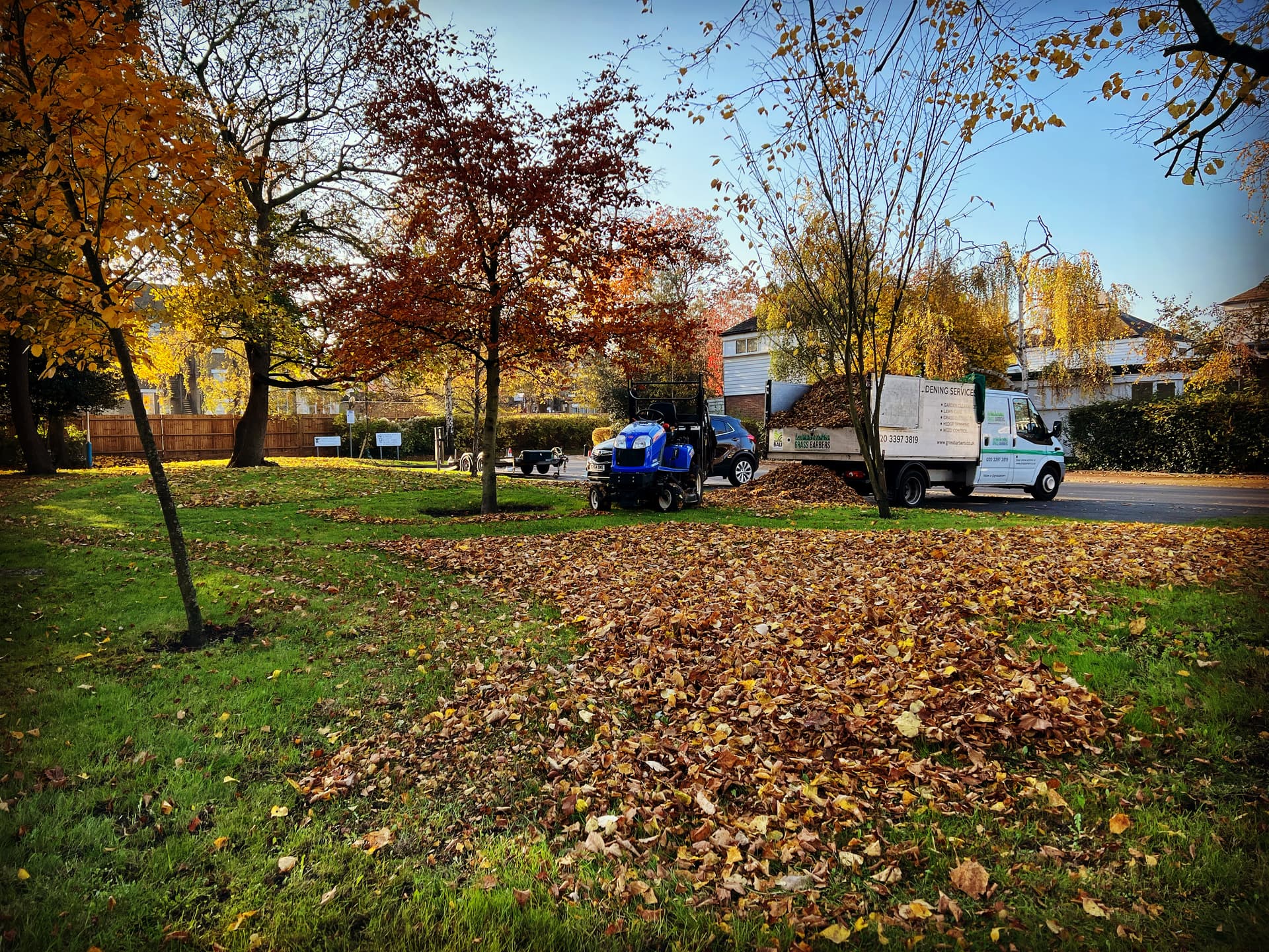Grass Barbers team providing professional grounds maintenance in London and Surrey
