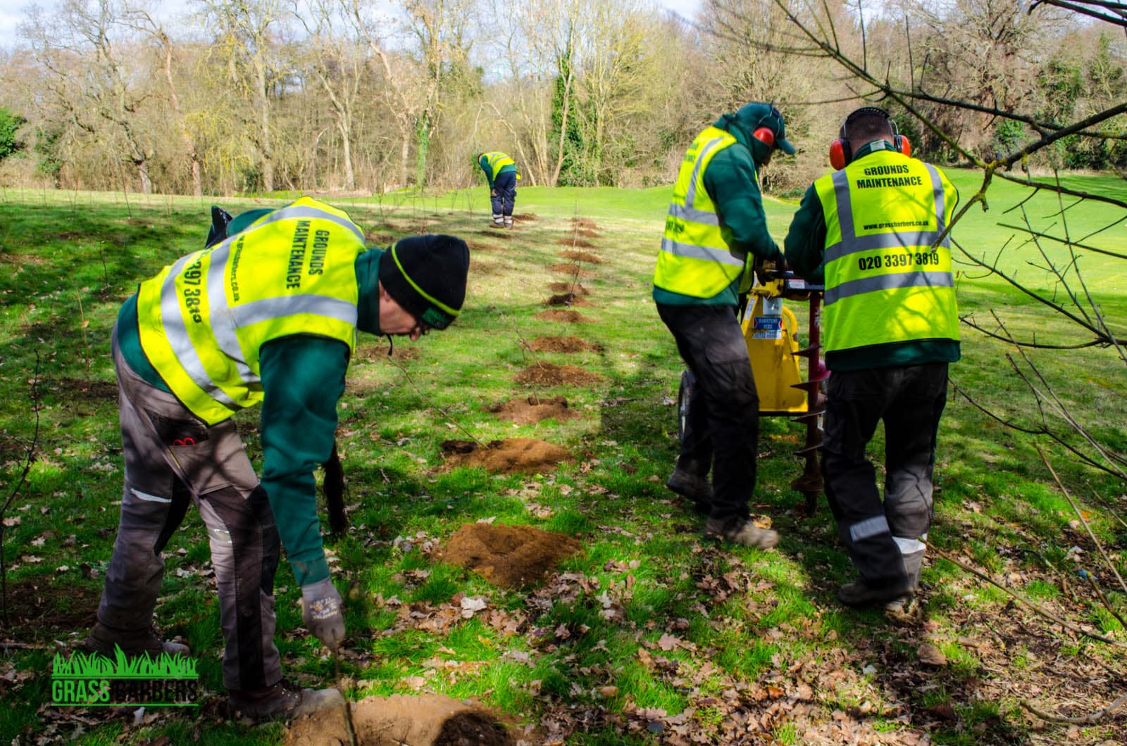 Professional commercial grounds maintenance teams providing contract services for housing associations in London and Surrey