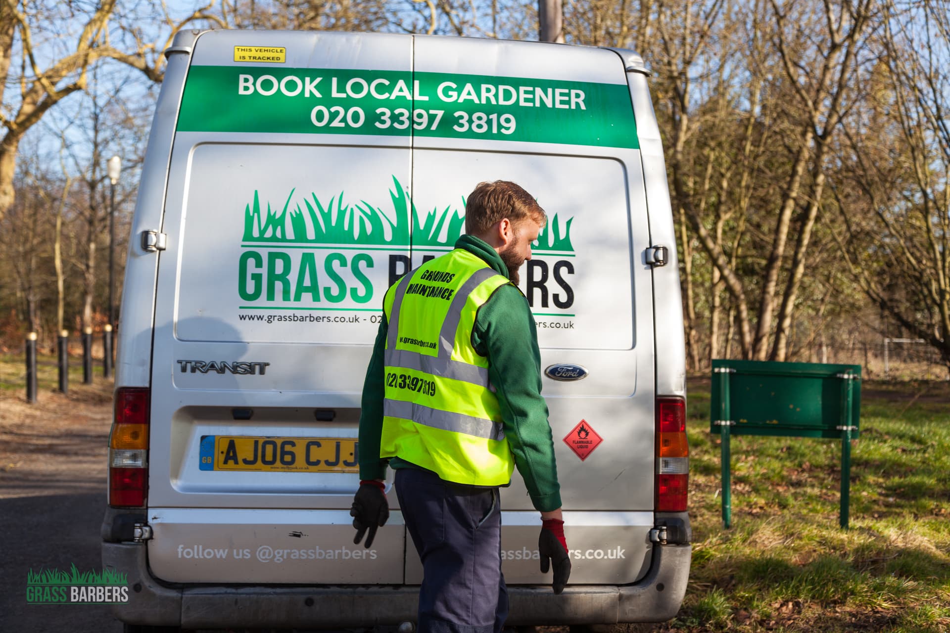 Grass Barbers providing professional garden maintenance and hedge trimming in South London