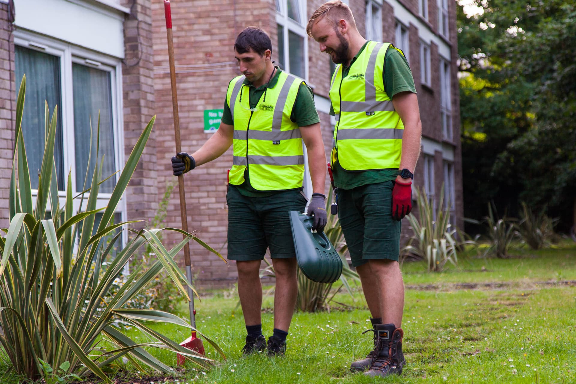 Grass Barbers licensed team providing professional weed control and invasive plant removal in London